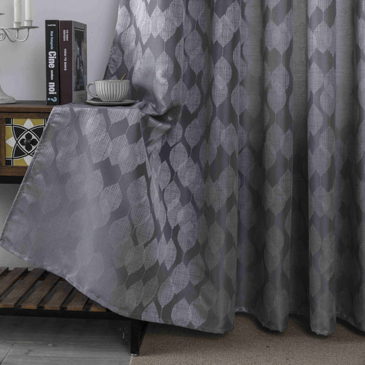 Κουρτίνα Σκίασης Γκρί Με Κρίκο Υ260xΦ280cm A6047-11