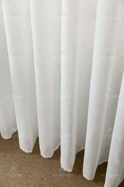 Κουρτίνα σκίασης λευκή με κρίκο 270Χ290CM A6023-21