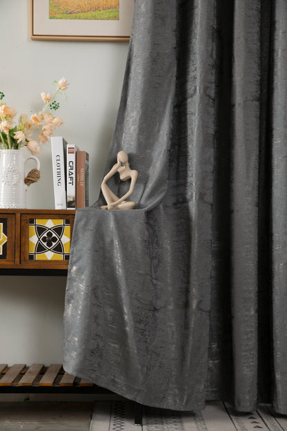 Κουρτίνα Σκίασης Γκρί με Κρίκο 270x265cm A6083-11