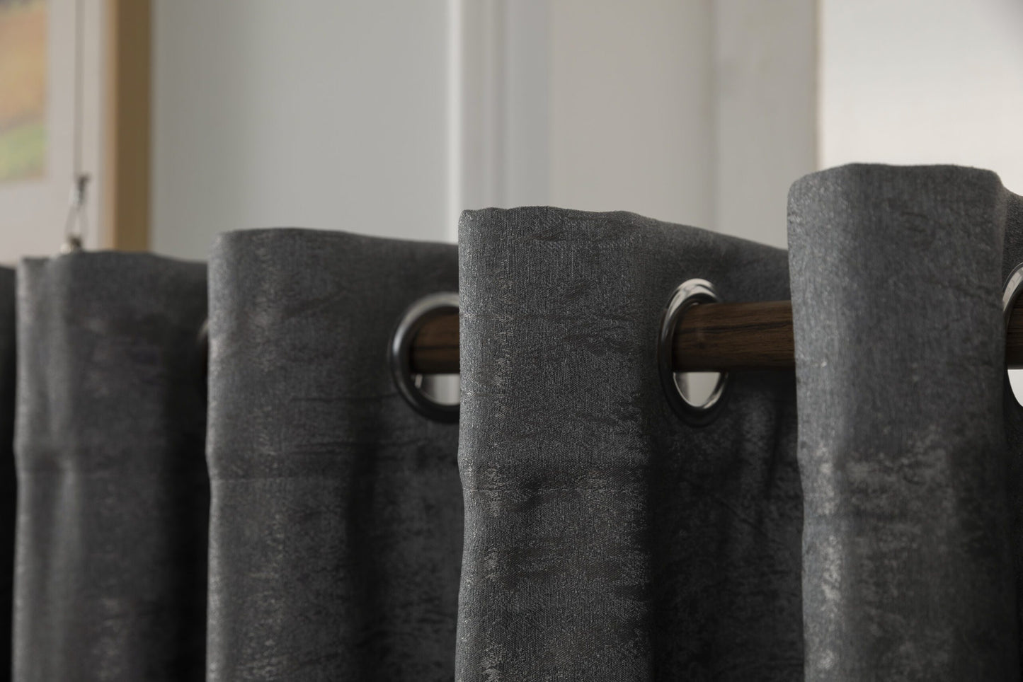 Κουρτίνα Σκίασης Γκρί με Κρίκο 270x265cm A6083-11