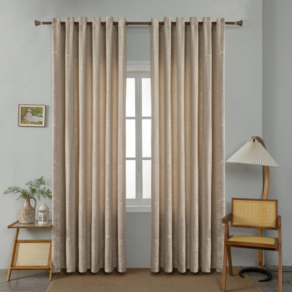 Κουρτίνα Σκίασης Μπεζ με Κρίκο 270x265cm A6083-1
