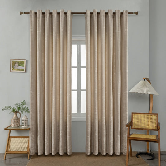 Κουρτίνα Σκίασης Μπεζ με Κρίκο 270x265cm A6083-1