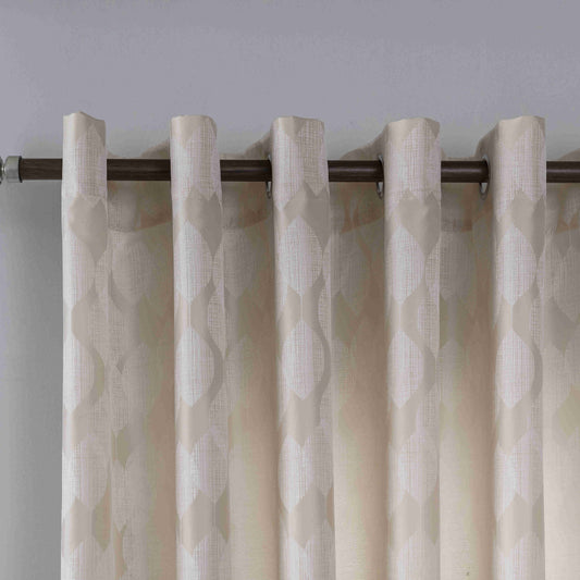 Κουρτίνα Σκίασης Χρυσό Μπεζ Με Κρίκο Υ260xΦ280cm A6047-1