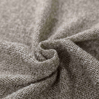 Κουρτίνα Σκίασης Χοντρό Λινό Μόκα με Κρίκο Υ275xΦ270cm A6046-4