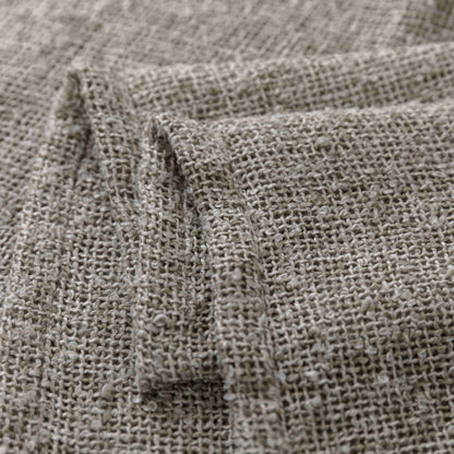 Κουρτίνα Σκίασης Χοντρό Λινό Μόκα με Κρίκο Υ275xΦ270cm A6046-4