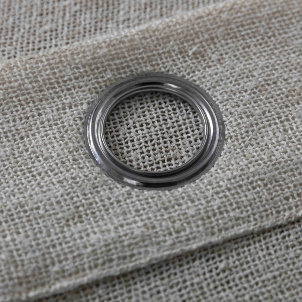 Κουρτίνα Σκίασης Χοντρό Λινό Μπέζ με Κρίκο Υ275xΦ270cm A6046-8