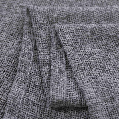 Κουρτίνα Σκίασης Χοντρό Λινό Γκρί με Κρίκο Υ275xΦ270cm A6046-11