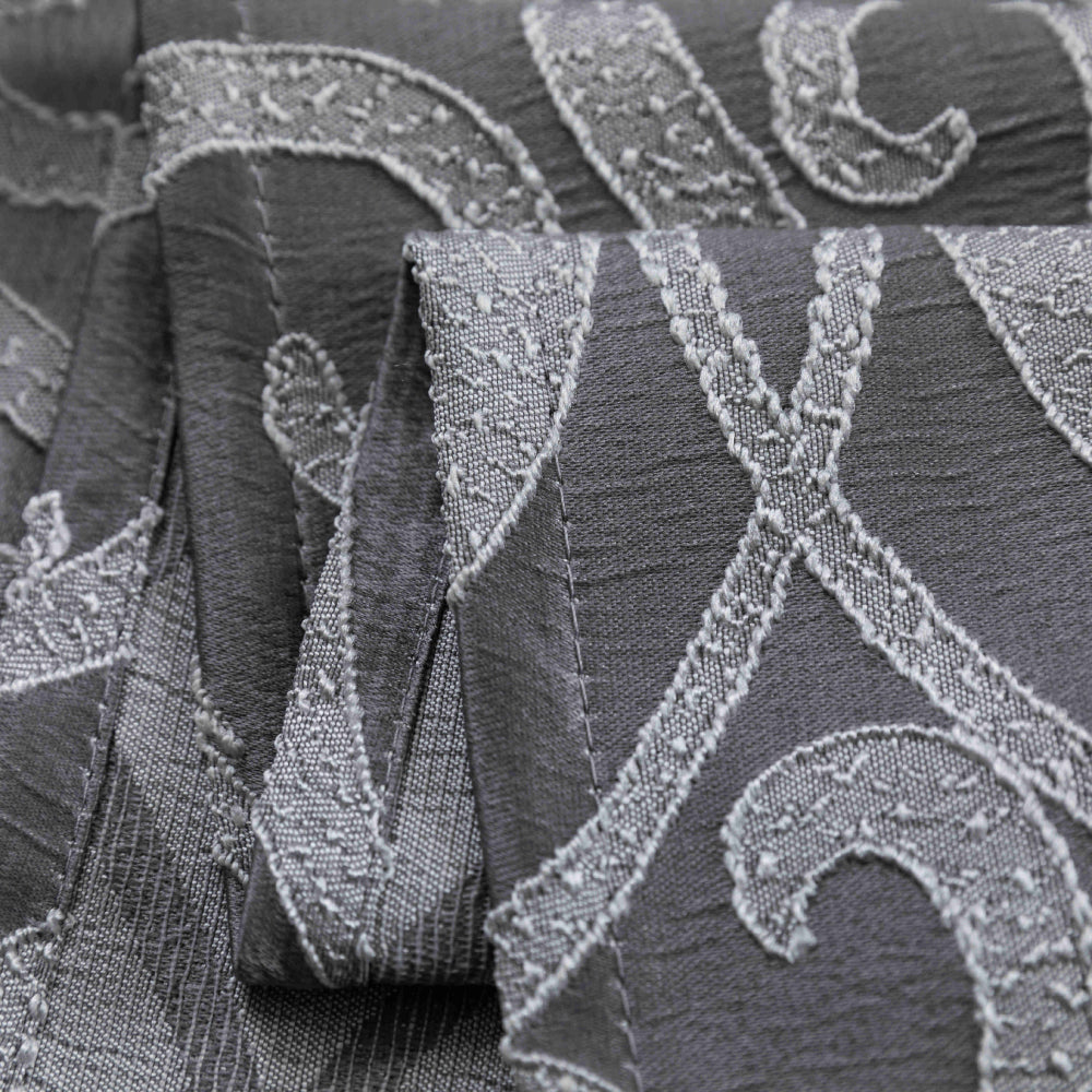 Κουρτίνα Σκίασης Ζακάρ Γκρί Με Κρίκο Υ280xΦ270cm A6045-16