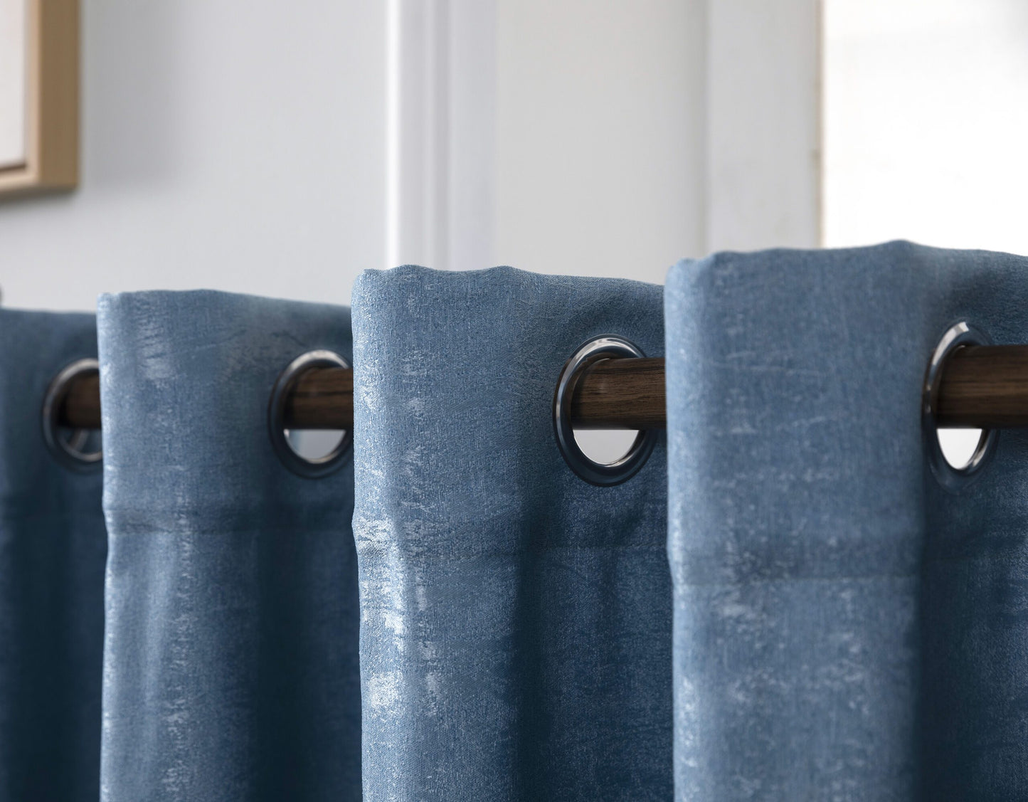 Κουρτίνα Σκίασης Μπλέ με Κρίκο 270x265cm A6083-7