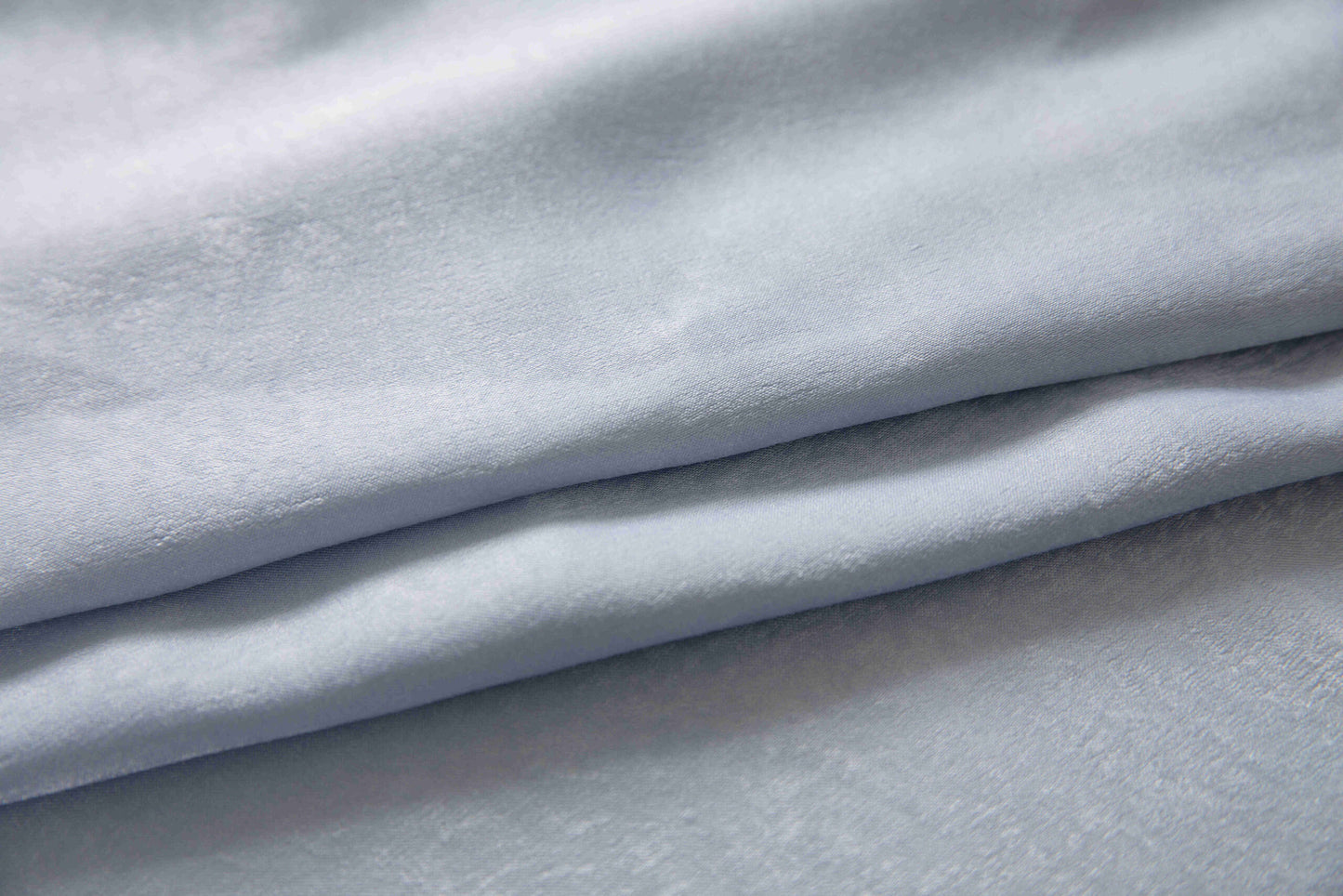 Βελούρ Σατέν Κουρτίνα Ανοιχτό Μπλέ Σκίασης Με Κρίκο Υ290xΦ140cm AD6341-15