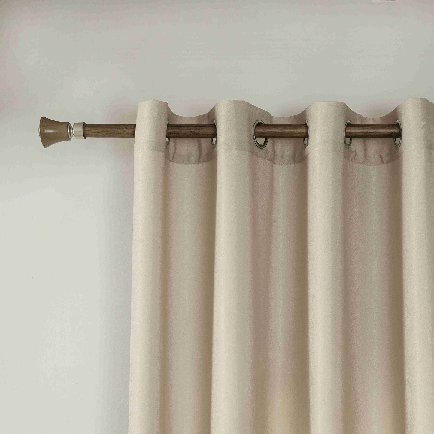 Βελούρ Σατέν Κουρτίνα Χρυσό Σκίασης Με Κρίκο Υ290xΦ140cm AD6341-14