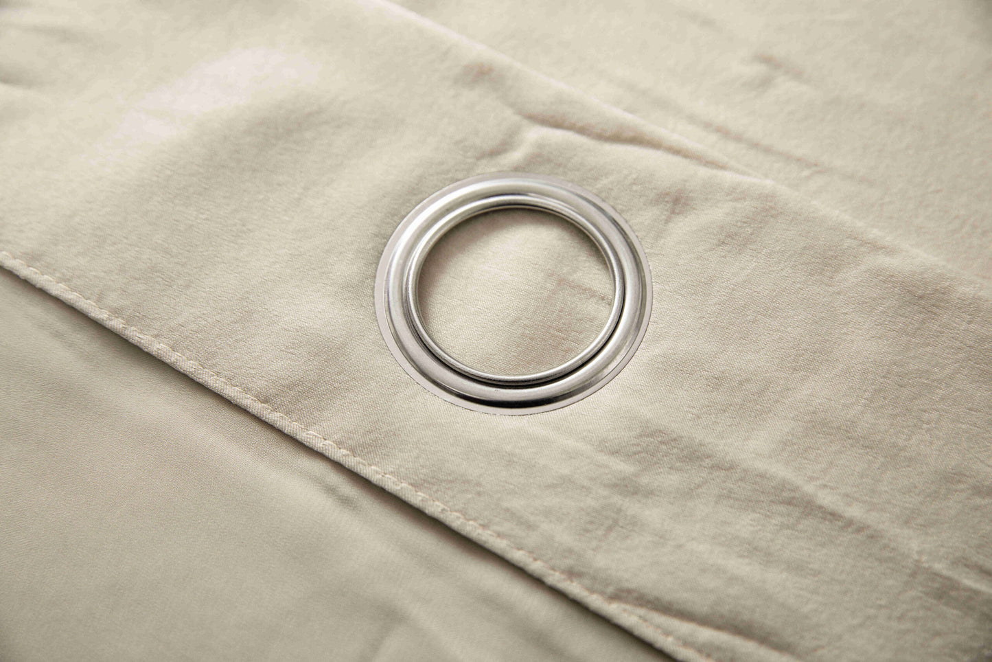 Βελούρ Σατέν Κουρτίνα Χρυσό Σκίασης Με Κρίκο Υ290xΦ140cm AD6341-14